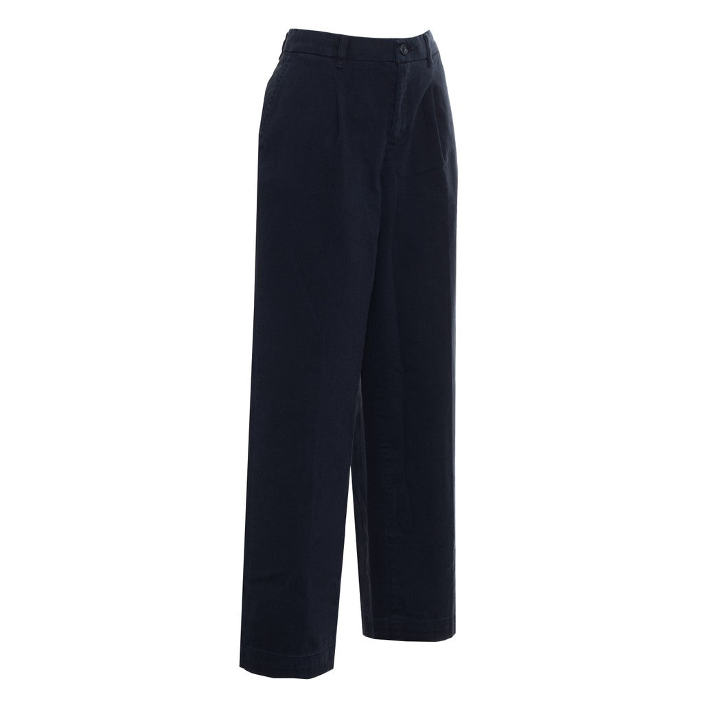Guess Broek met vier zakken en logo – Marineblauw