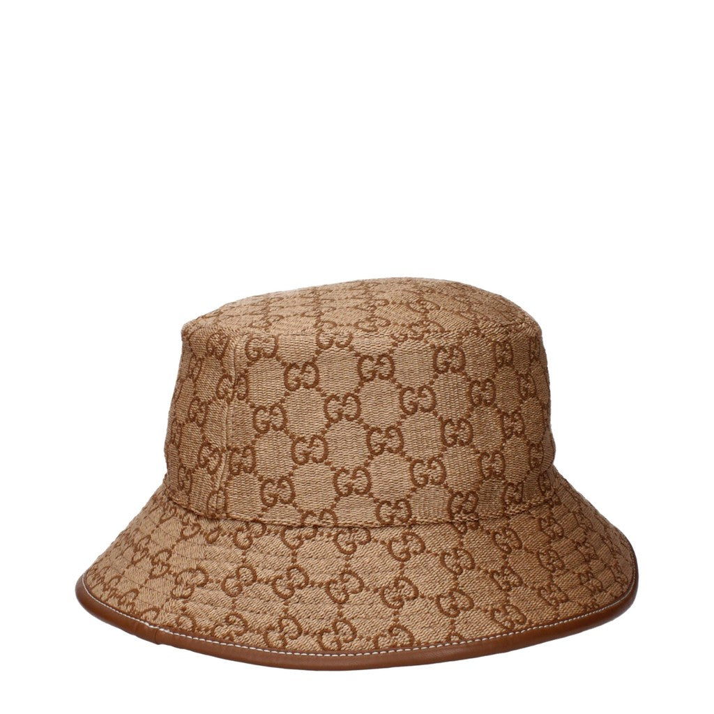 Gucci Vissershoed van polyamide, katoen en polyester – Beige / Bruin