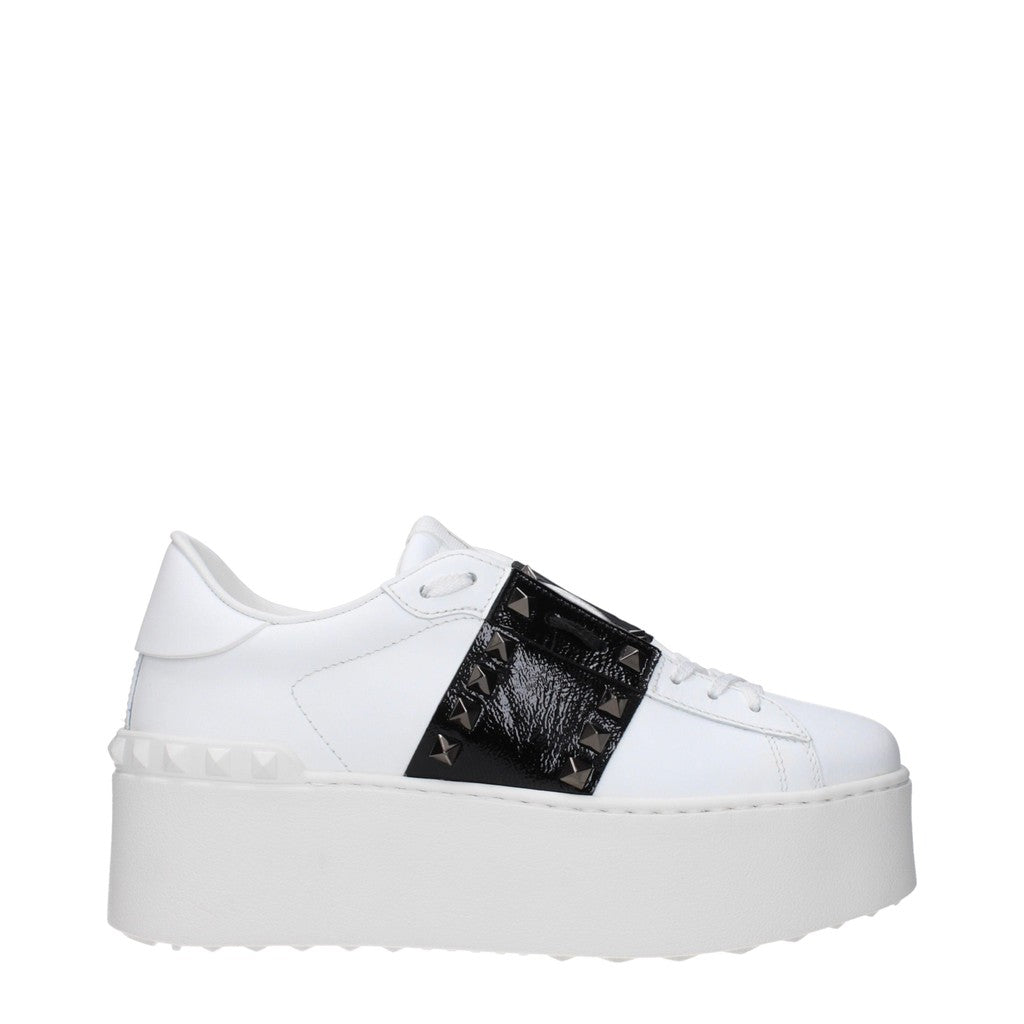 Valentino Garavani Tweekleurige sneakers – Wit / Zwart