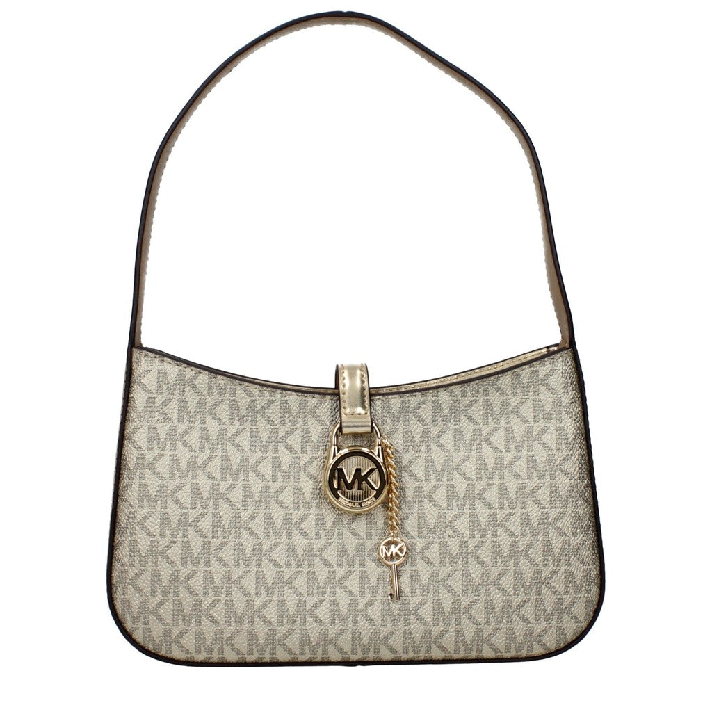 Michael Kors Lyra Schoudertas met goudkleurige details – Goud