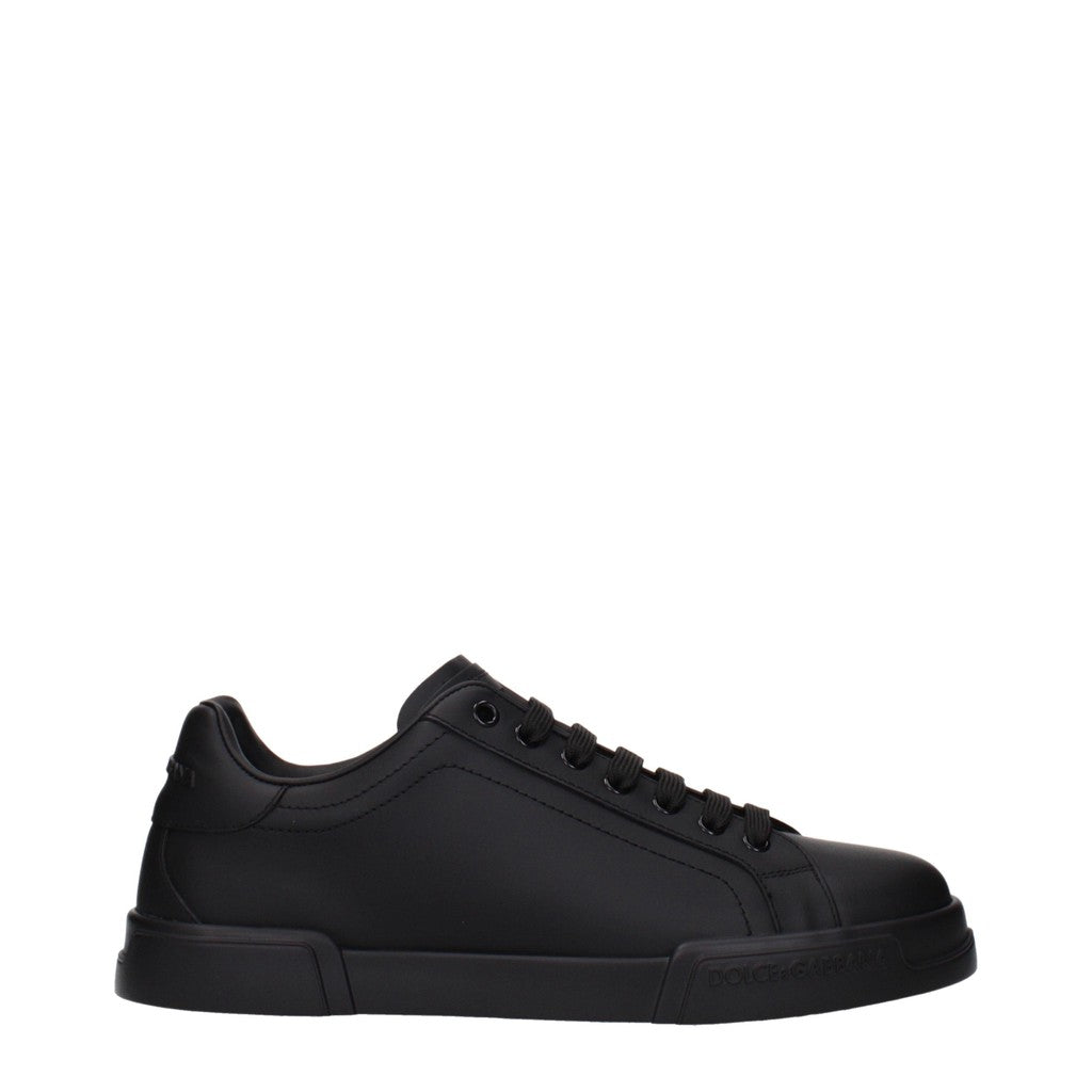 Dolce & Gabbana Sneakers met veters – Zwart