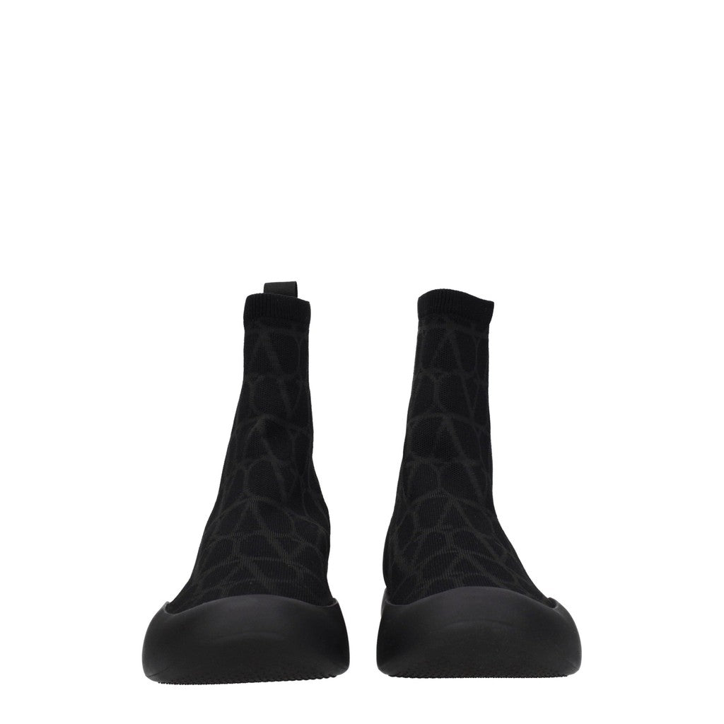 Valentino Garavani Stoffen sneakers – Zwart
