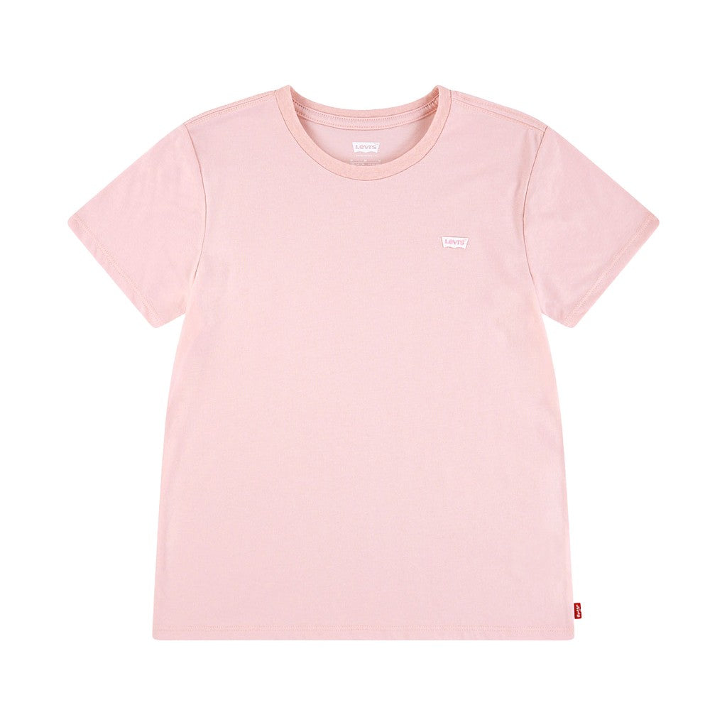 Levi's Kids T-shirt met ronde hals en logo – Lichtroze