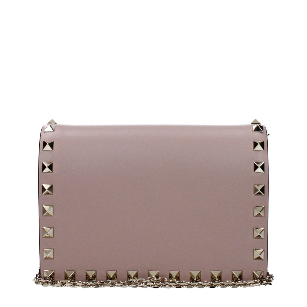 Valentino Garavani Rockstud Crossbodytas met twee vakken – Oudroze