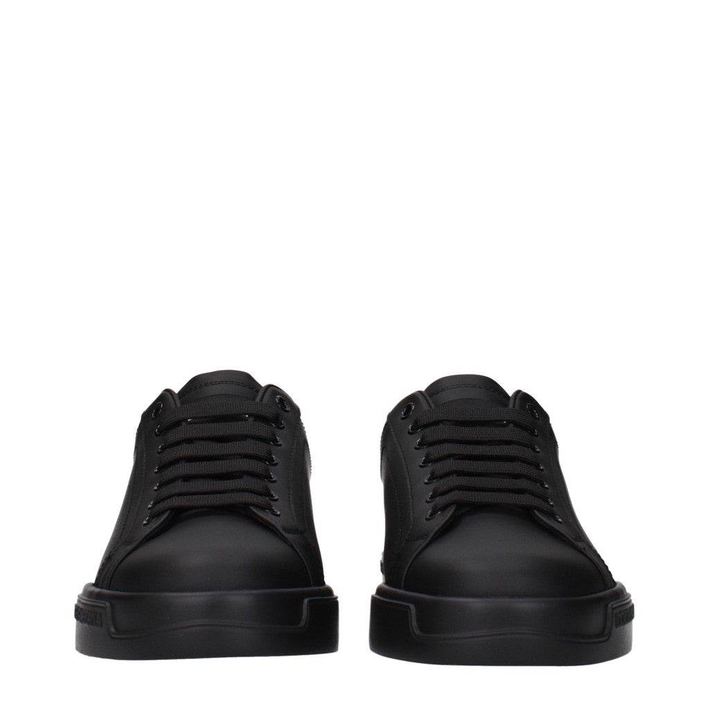 Dolce & Gabbana Sneakers met veters – Zwart