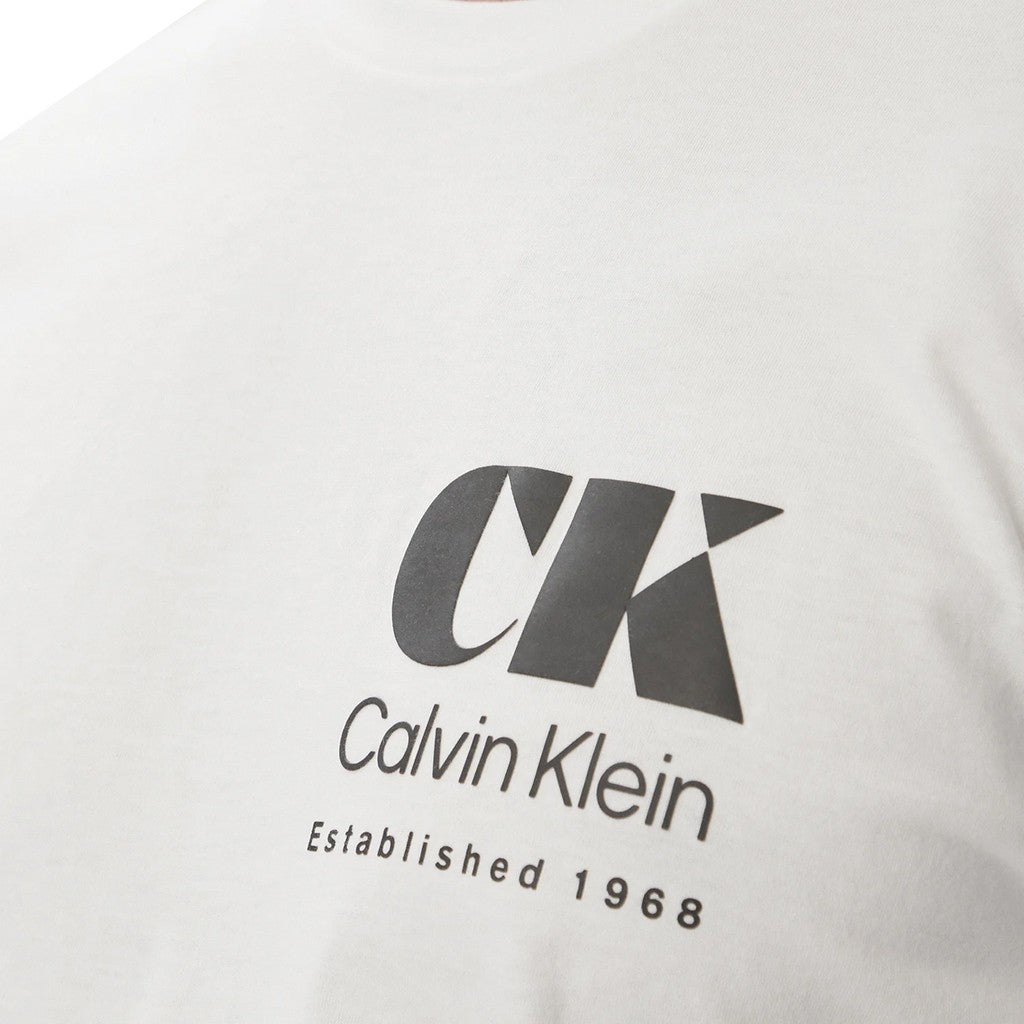 Calvin Klein T-shirt met bedrukt logo – Wit