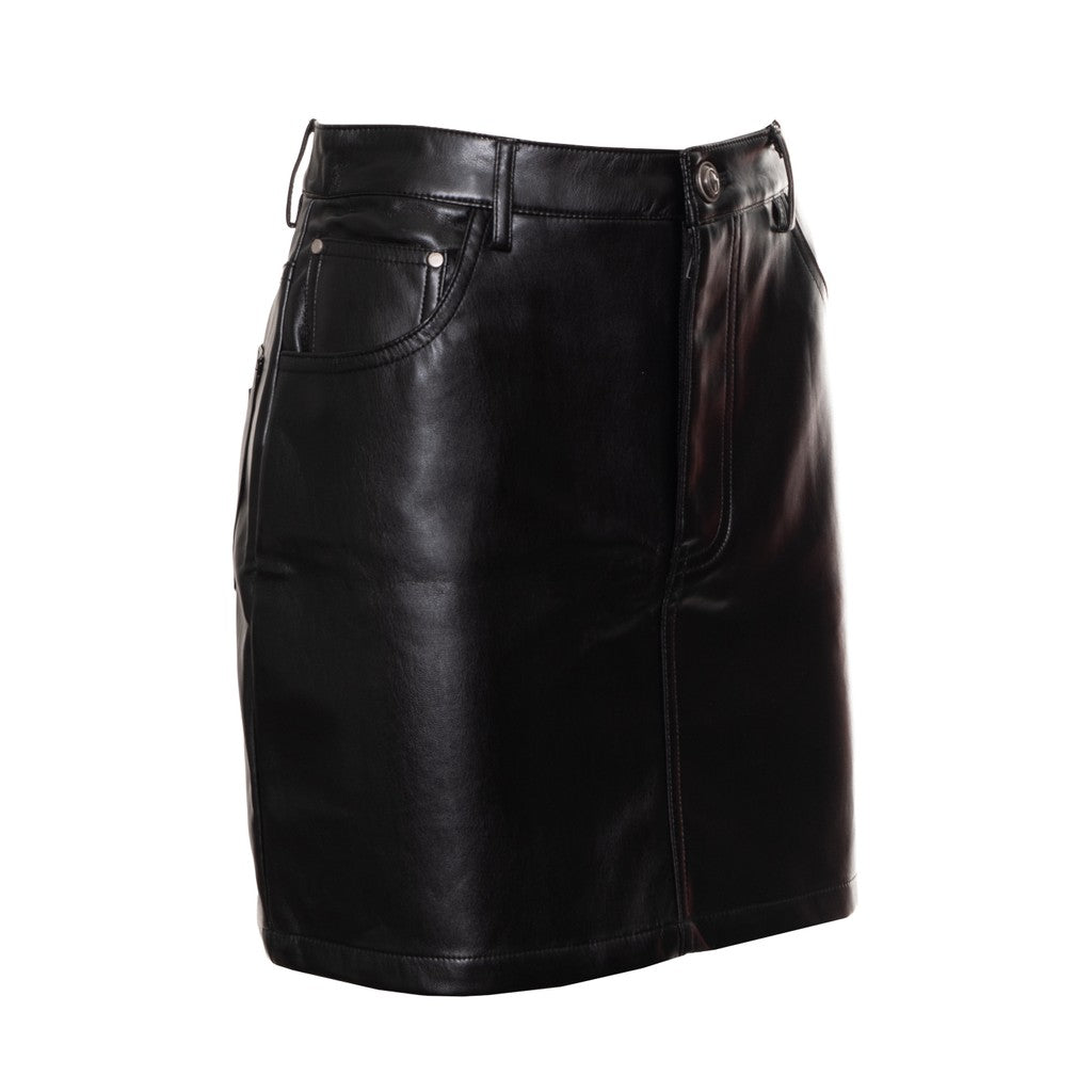 Guess Rok met zak en rits- en knoopsluiting – Zwart