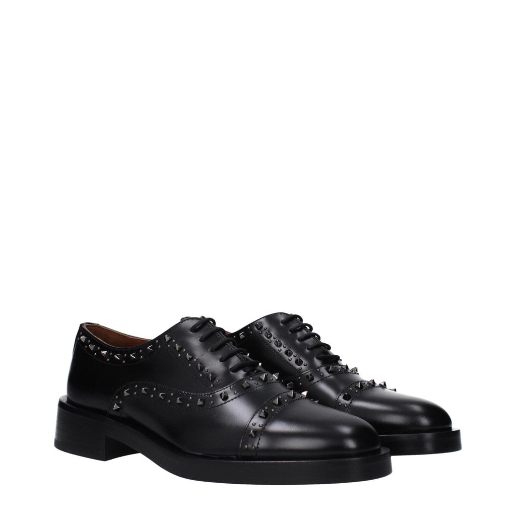 Valentino Garavani Gentleglam Veterschoenen met leren zool – Zwart