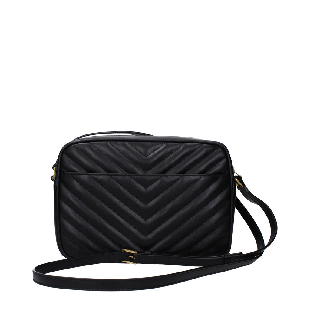 Saint Laurent Lou Crossbodytas – Zwart
