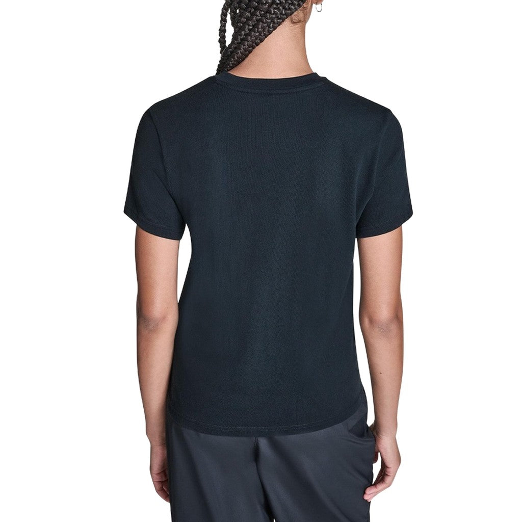 Converse Meerkleurig T-shirt met logo – Zwart
