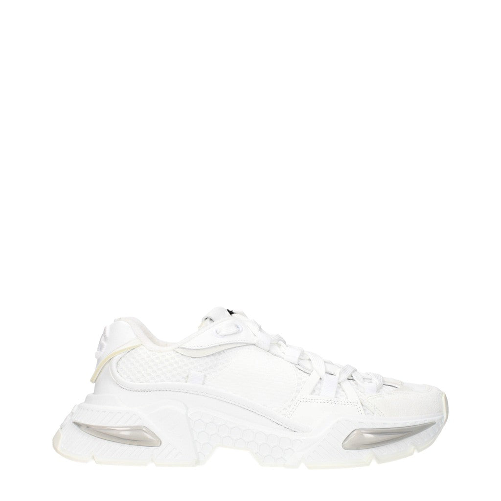 Dolce & Gabbana Sneakers met veters en hak – Wit