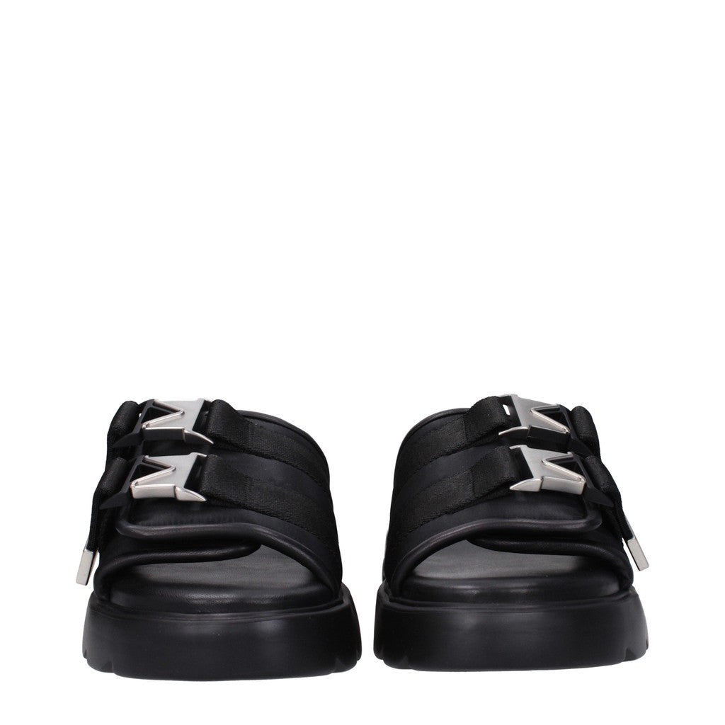 Bottega Veneta Herensandalen met klittenband – Zwart