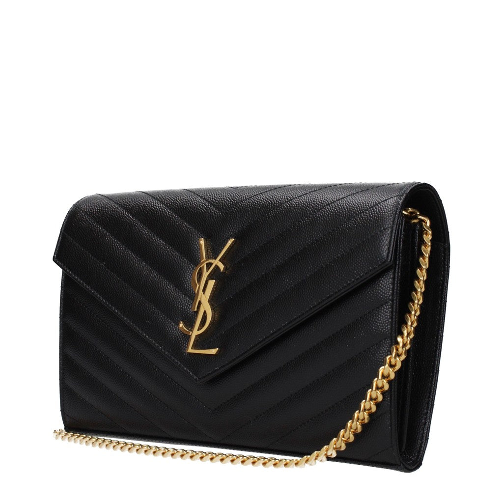 Saint Laurent Cassandre Schoudertas – Zwart