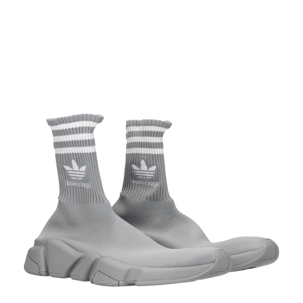 Balenciaga x adidas Speed Sneakers Heren – Grijs / Wit