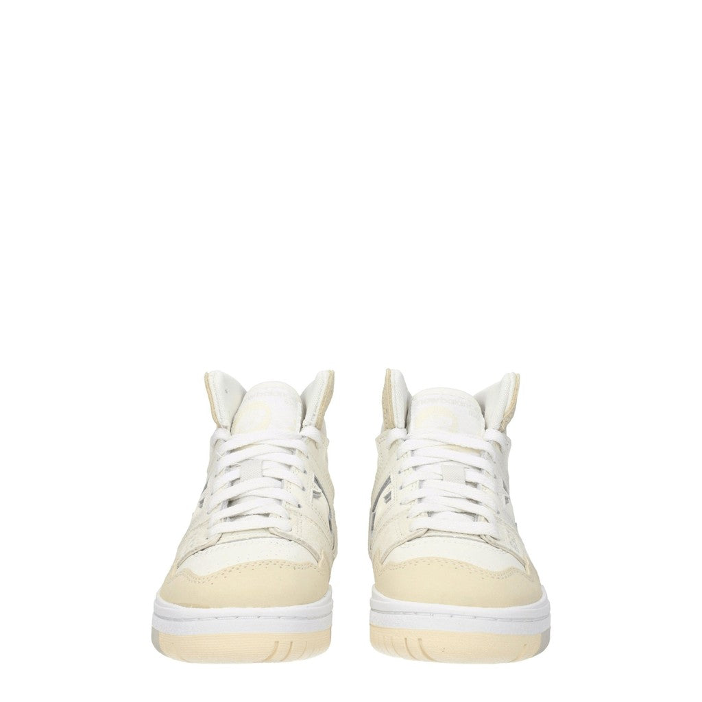 New Balance 650 Sneakers van leer en suède – Wit / Bruin