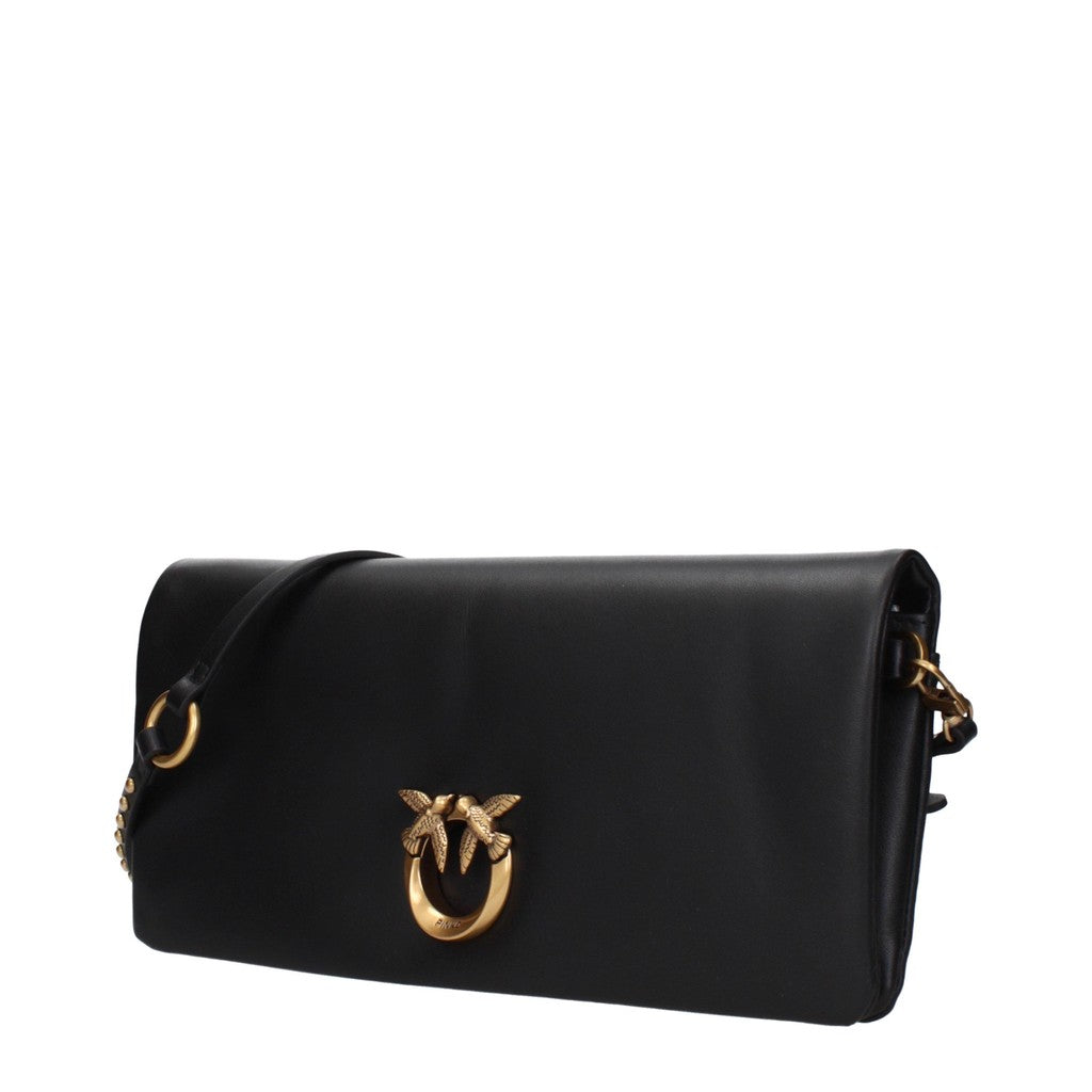 Pinko Love Bag Click Soft Horizontal Clutch – Zwart
