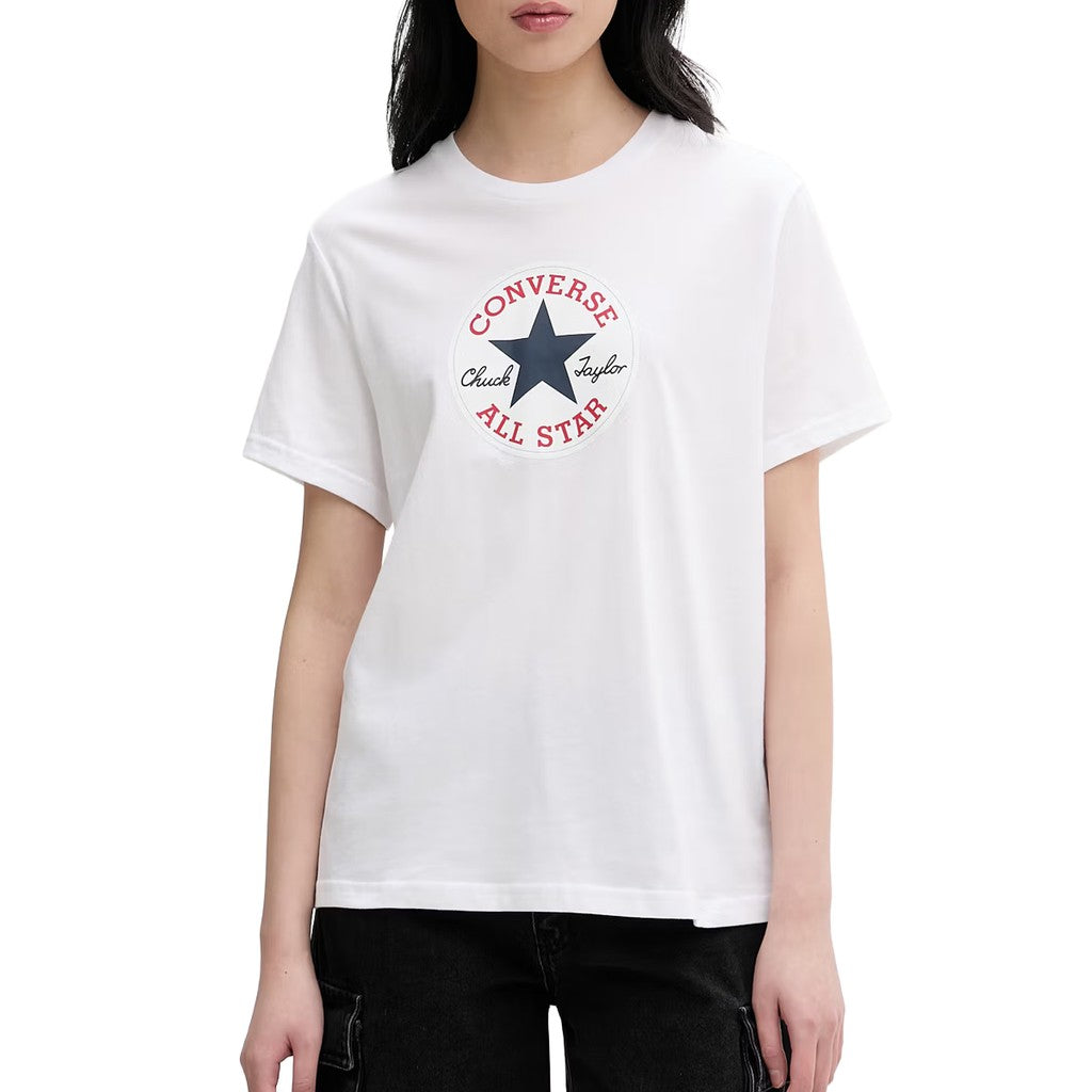 Converse Meerkleurig T-shirt met logo – Groen