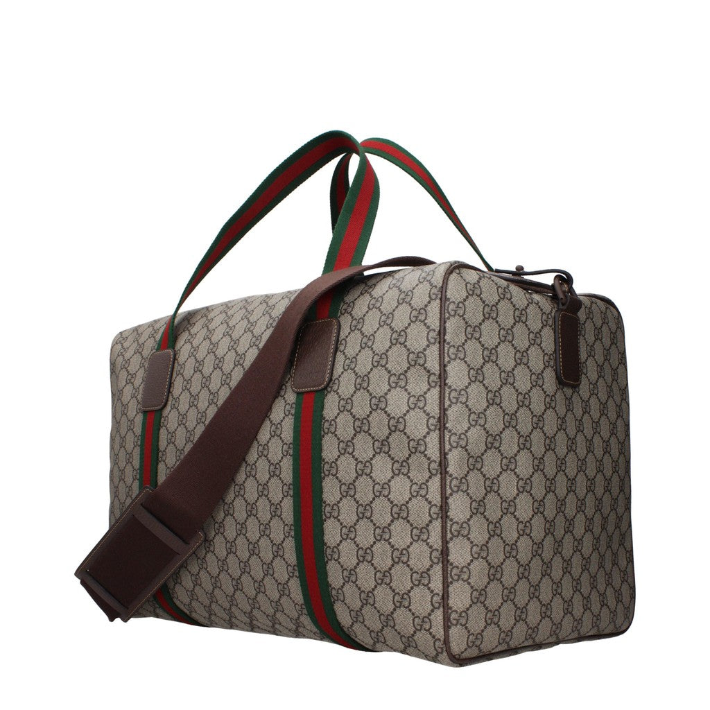 Gucci Duffeltas met ritssluiting – Beige