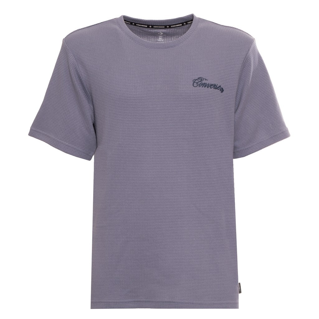 Converse T-shirt met ronde hals en print – Paars