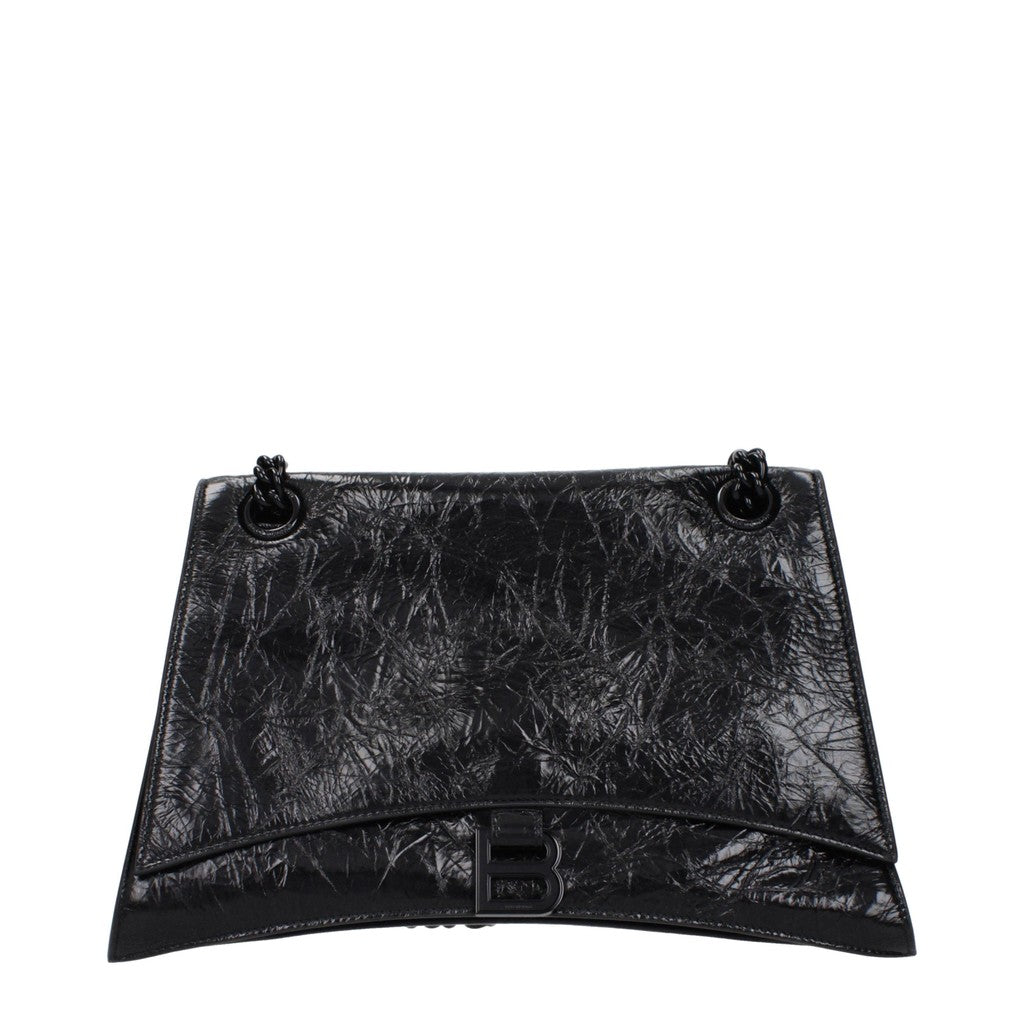 Balenciaga Ruime schoudertas met knoopsluiting – Zwart
