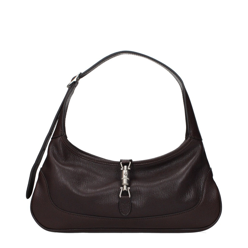 Gucci Jackie Slim Schoudertas Medium – Donkerbruin