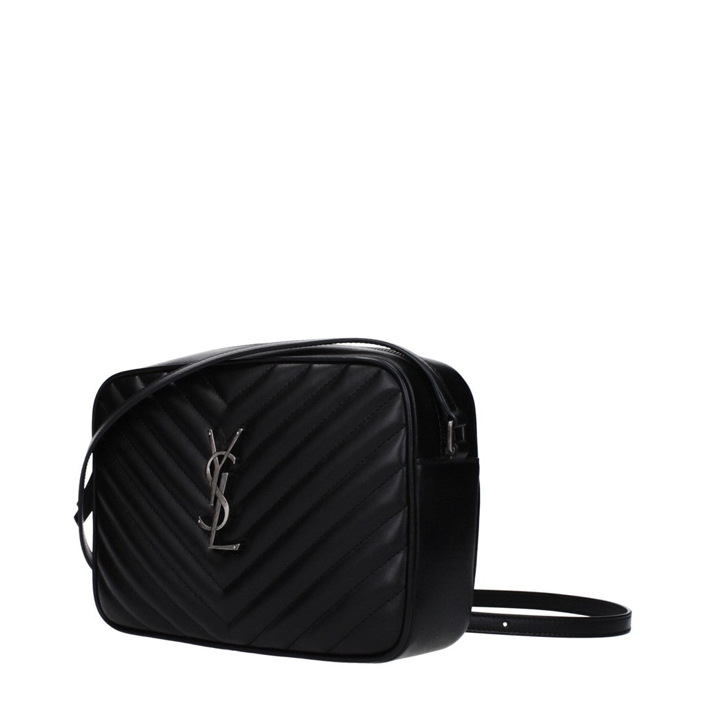 Saint Laurent Lou Compacte crossbodytas – Zwart