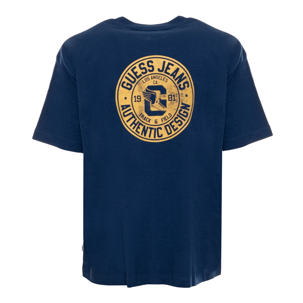 Guess T-shirt met print – Marineblauw