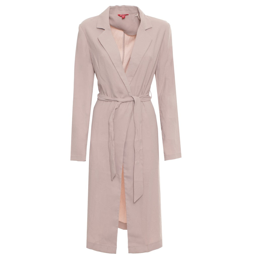 Guess Jas met ceintuur en knoopsluiting – Lichtroze