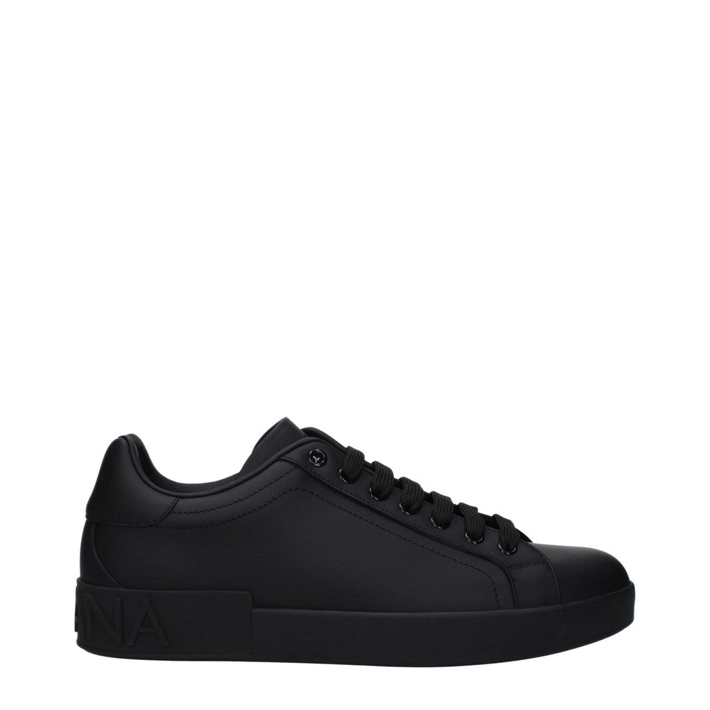 Dolce & Gabbana Portofino Sneakers – Zwart