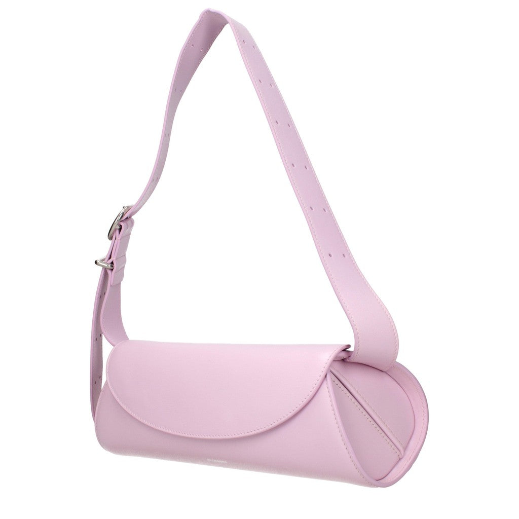 Jil Sander Cannolo Small Crossbodytas met kaartvak – Lila