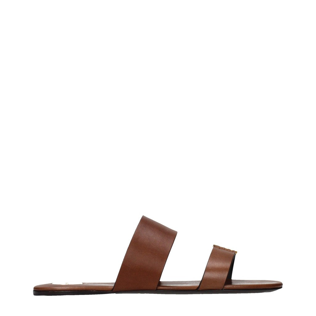 Saint Laurent Babylone Sandalen – Bruin