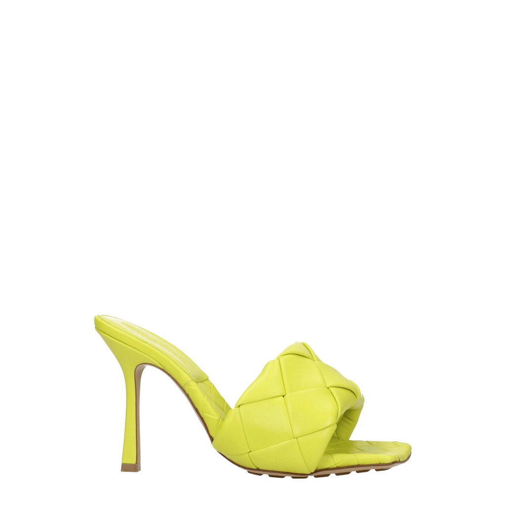 Bottega Veneta Lido Sandalen – Limegroen