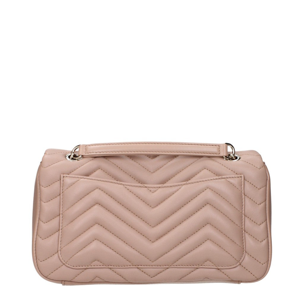 Gucci GG Marmont Schoudertas met drukknoop – Lichtroze