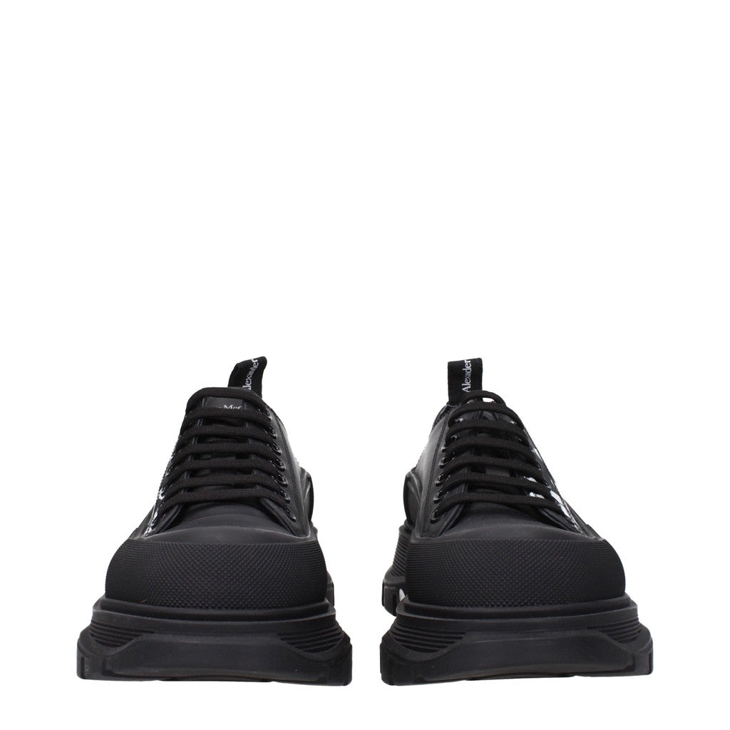 Alexander McQueen Tread Slick Sneakers – Zwart / Wit