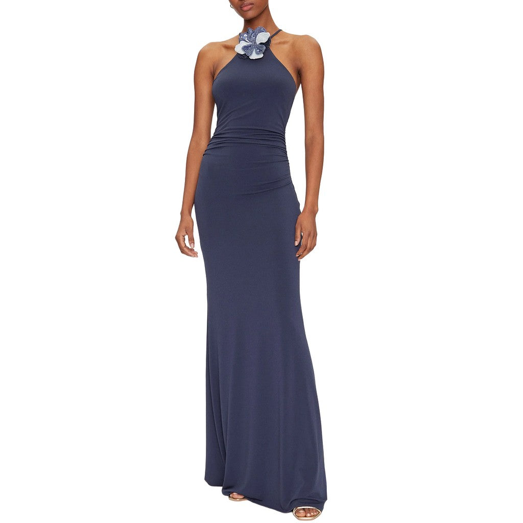 Guess Lange jurk met split – Marineblauw