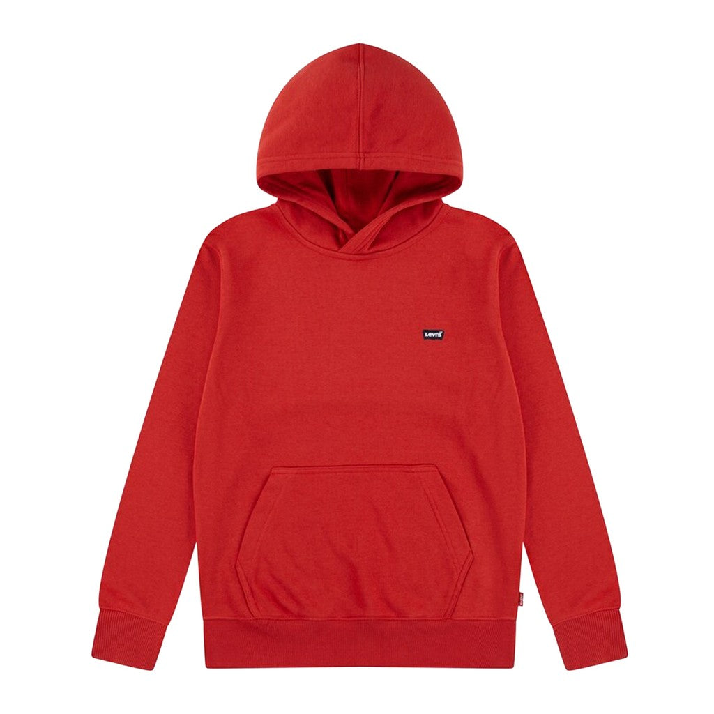 Levi's Kids Batwing Hoodie met geborduurd logo – Rood