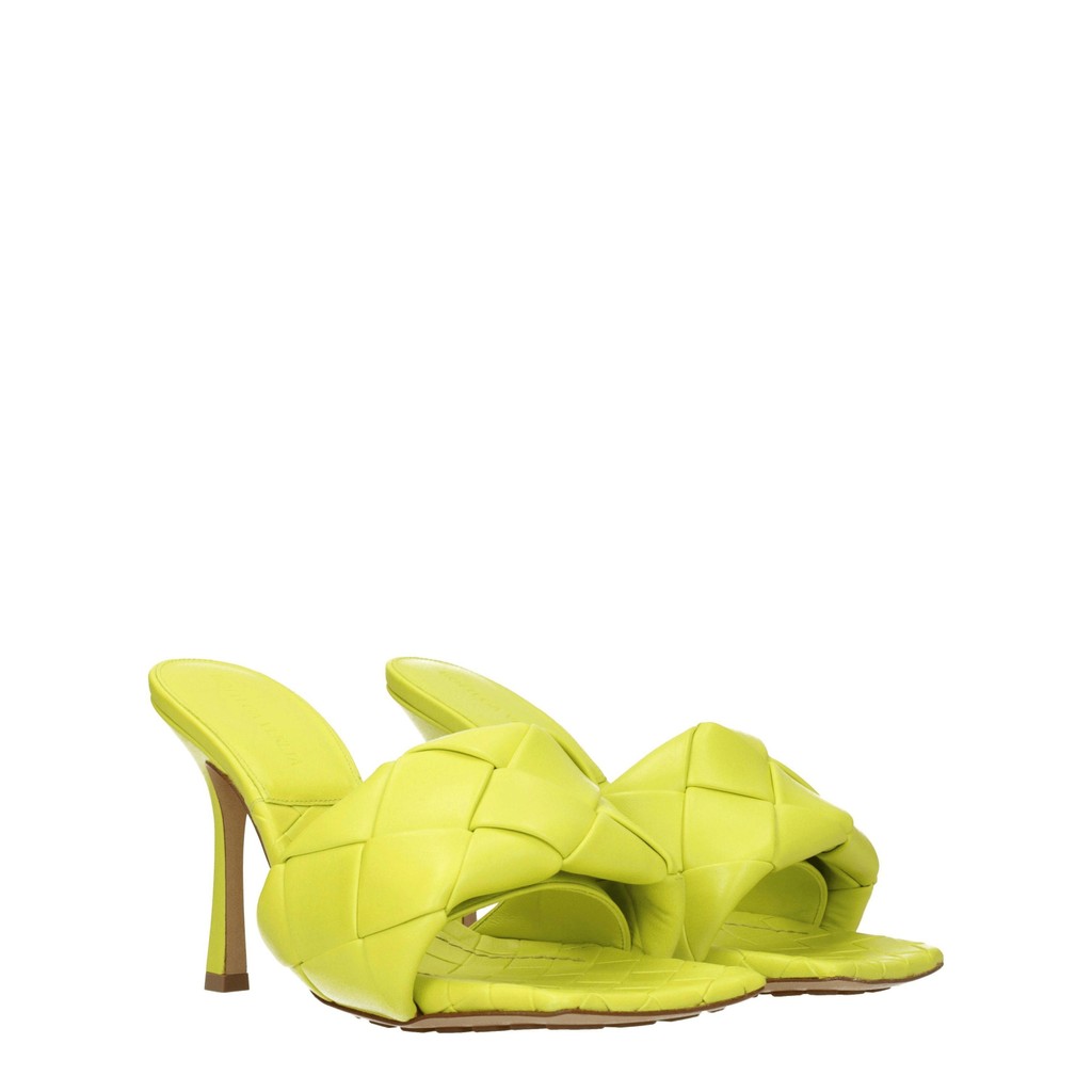 Bottega Veneta Lido Sandalen – Limegroen