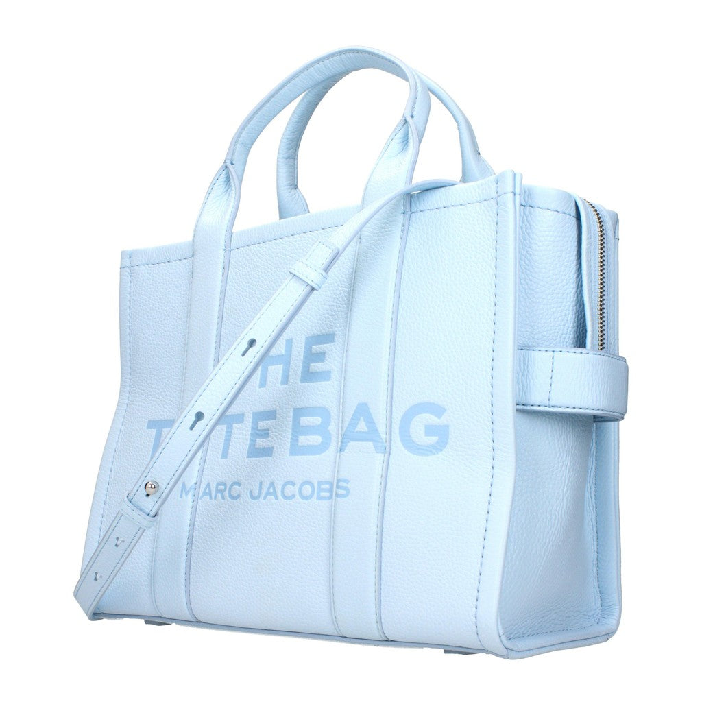 Marc Jacobs The Tote Shopper van leer – Lichtblauw