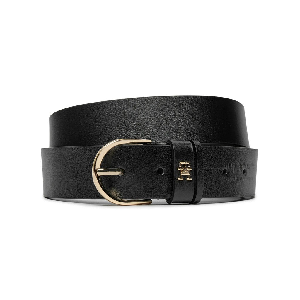 Tommy Hilfiger Leren riem Dames – Zwart