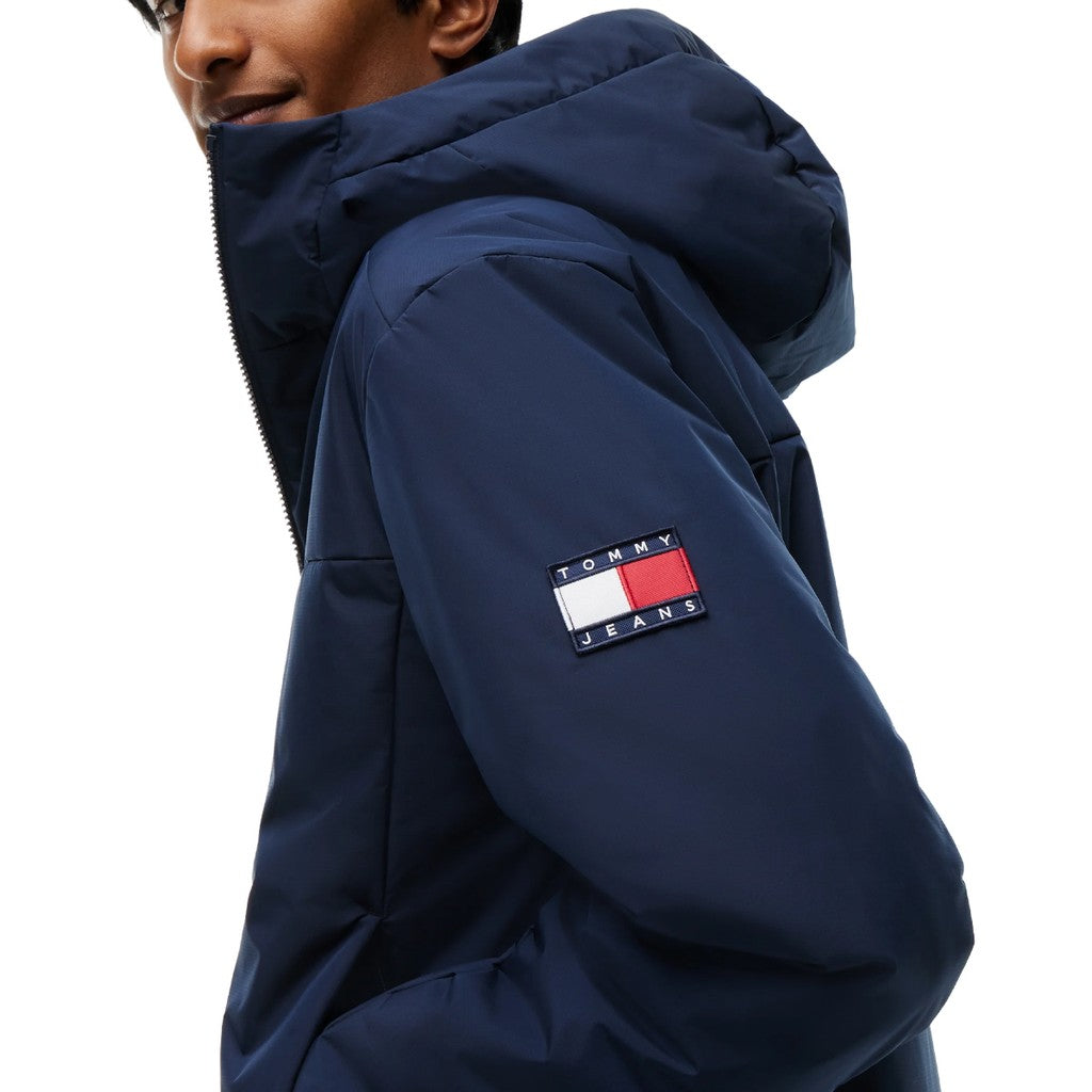 Tommy Jeans Gewatteerde jas – Donkerblauw