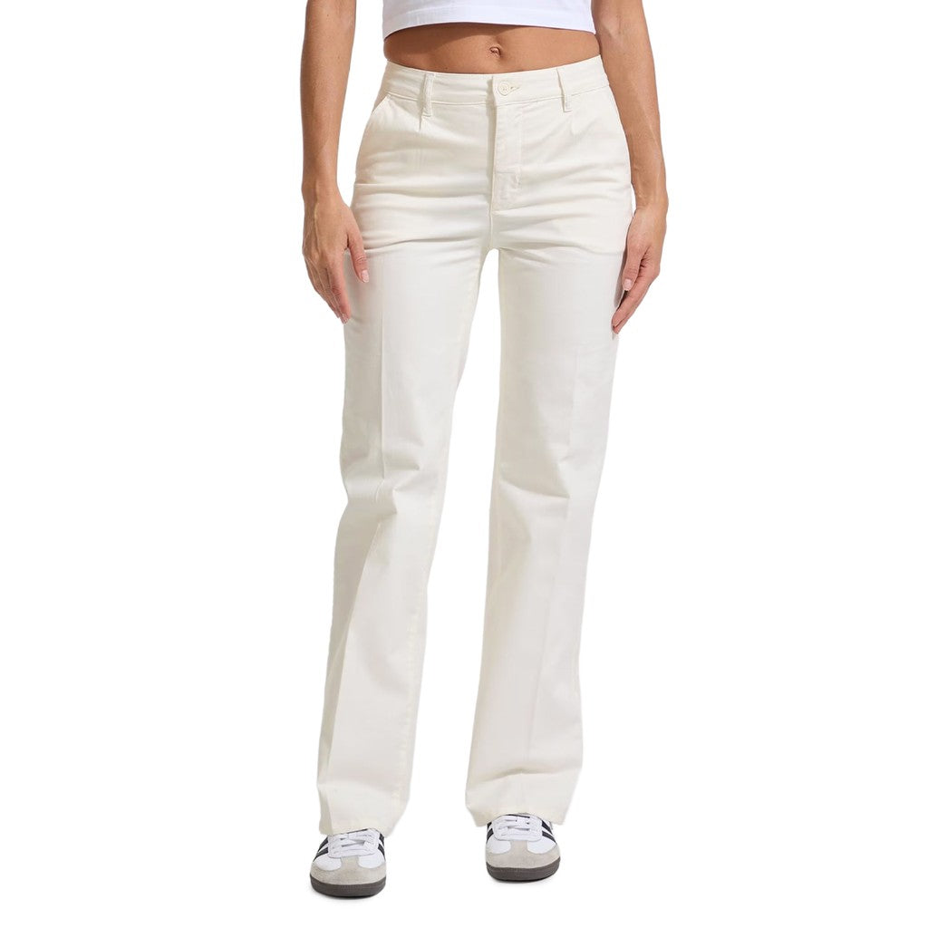 Guess Katoenen broek met vier zakken Dames – Beige