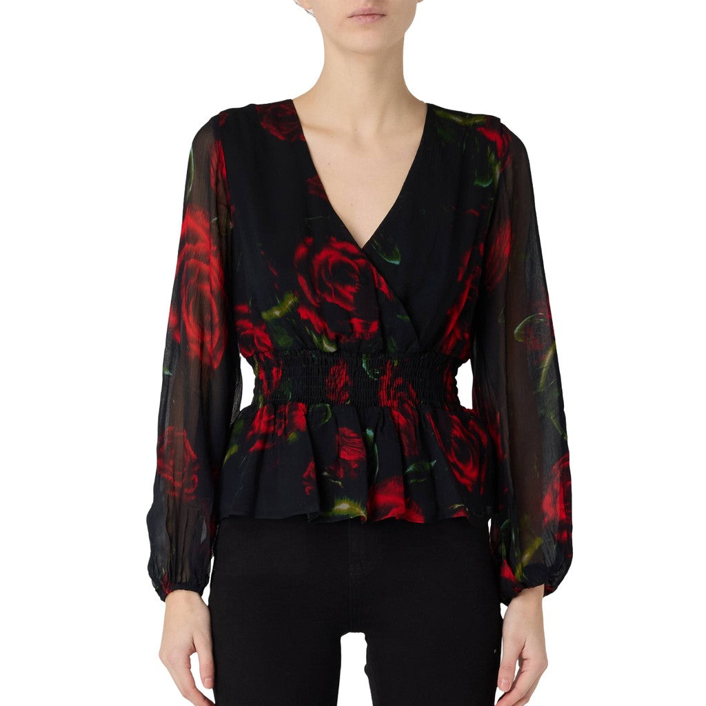 Guess Blouse met bloemendessin en lange mouwen – Meerkleurig