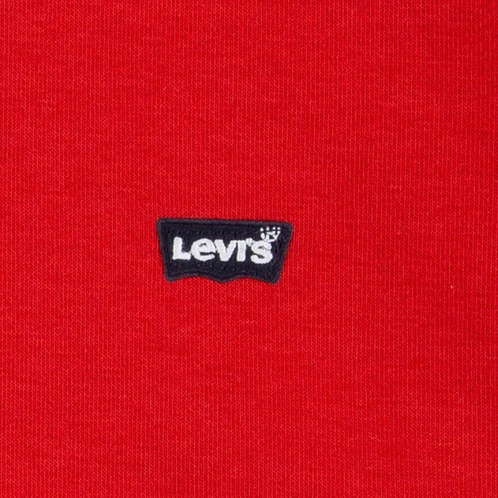 Levi's Kids Batwing Hoodie met geborduurd logo – Rood