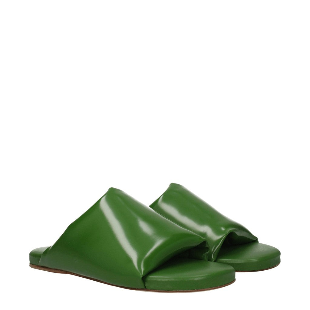 Bottega Veneta Sandalen met leren zool – Groen