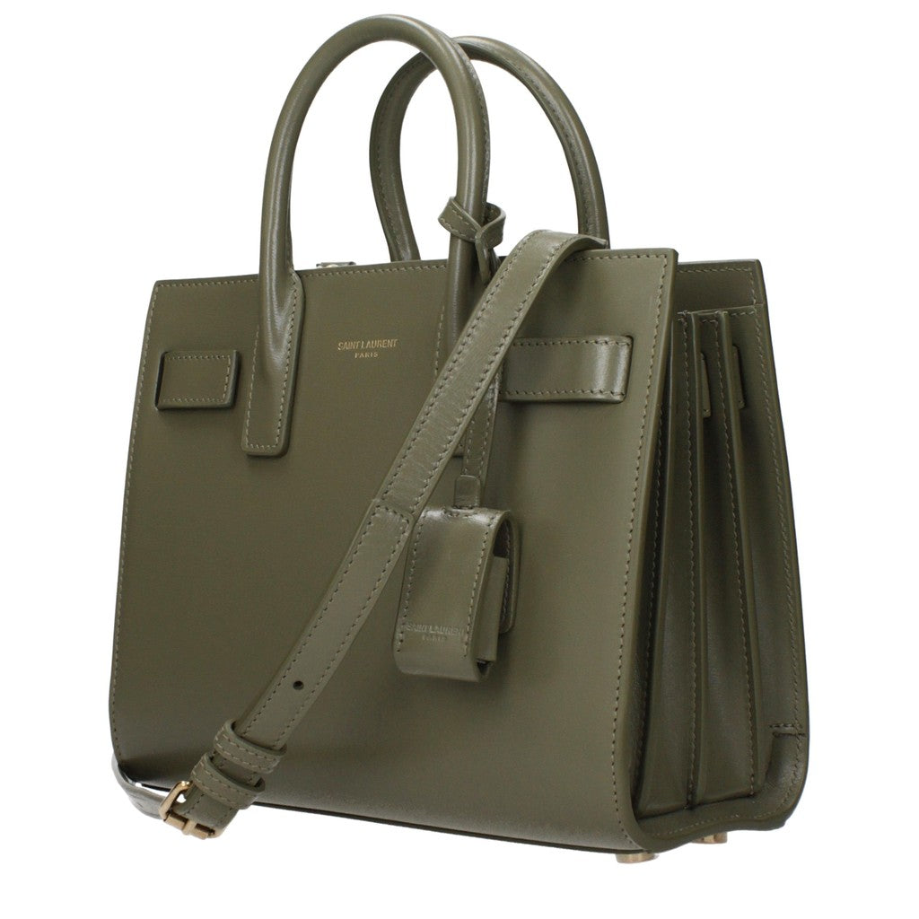 Saint Laurent Sac de Jour Handtas – Olijfgroen