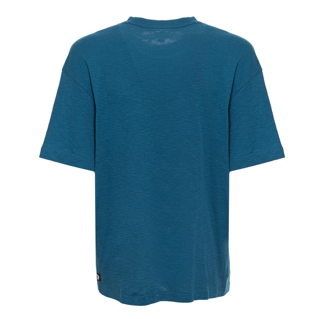 Converse T-shirt met ronde hals en bedrukt logo – Blauw