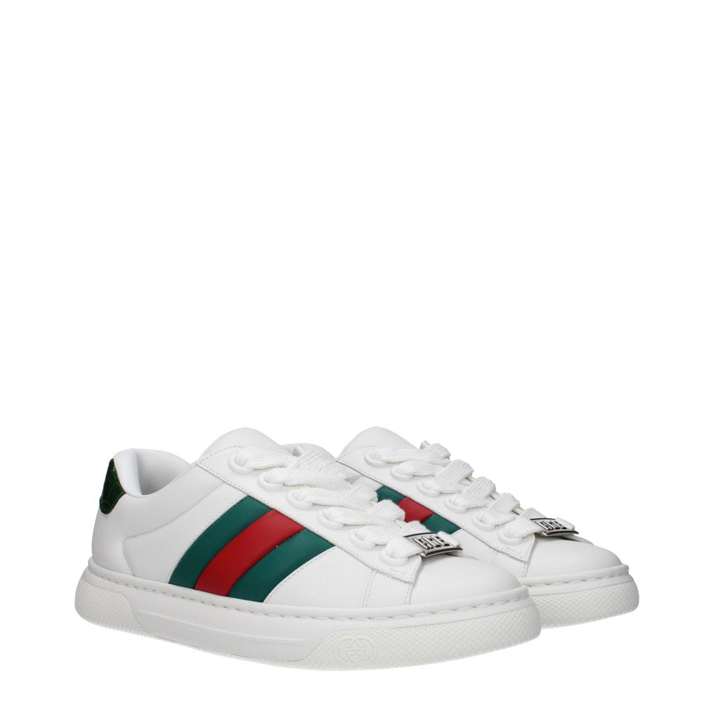 Gucci Ace Sneakers – Wit / Groen