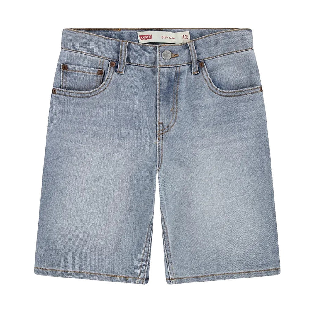 Levi's Kids Jeans bermuda met zakken en logo – Lichtblauw