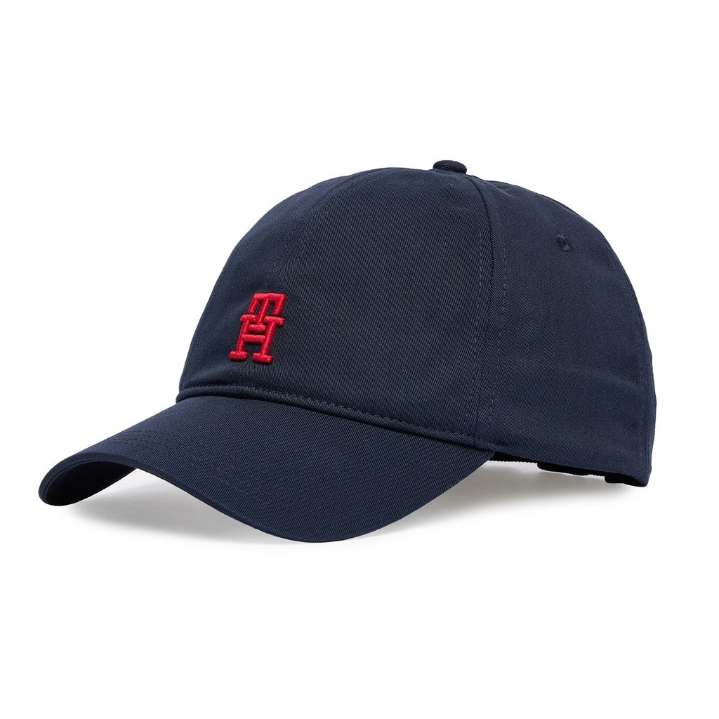 Tommy Hilfiger Baseballpet met geborduurd logo – Blauw
