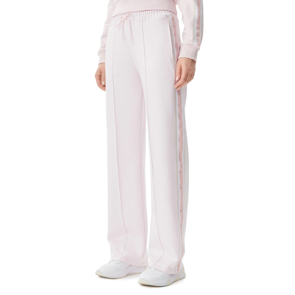 Guess Sportbroek met elastische taille en trekkoord – Lichtroze